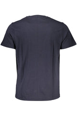 GIAN MARCO VENTURI MEN'S SHORT SLEEVE T-SHIRT BLUE
