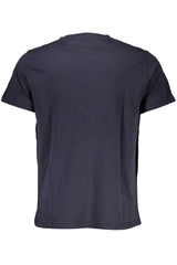 GIAN MARCO VENTURI MEN'S SHORT SLEEVED T-SHIRT BLUE