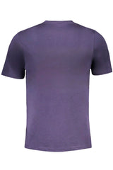 GIAN MARCO VENTURI MEN'S SHORT SLEEVED T-SHIRT BLUE