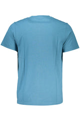 GIAN MARCO VENTURI MEN'S SHORT SLEEVE T-SHIRT BLUE