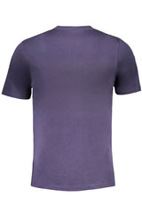 GIAN MARCO VENTURI MEN'S SHORT SLEEVED T-SHIRT BLUE