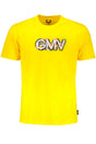 GIAN MARCO VENTURI YELLOW MEN'S SHORT SLEEVED T-SHIRT