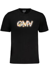 GIAN MARCO VENTURI MEN'S SHORT SLEEVED T-SHIRT BLACK