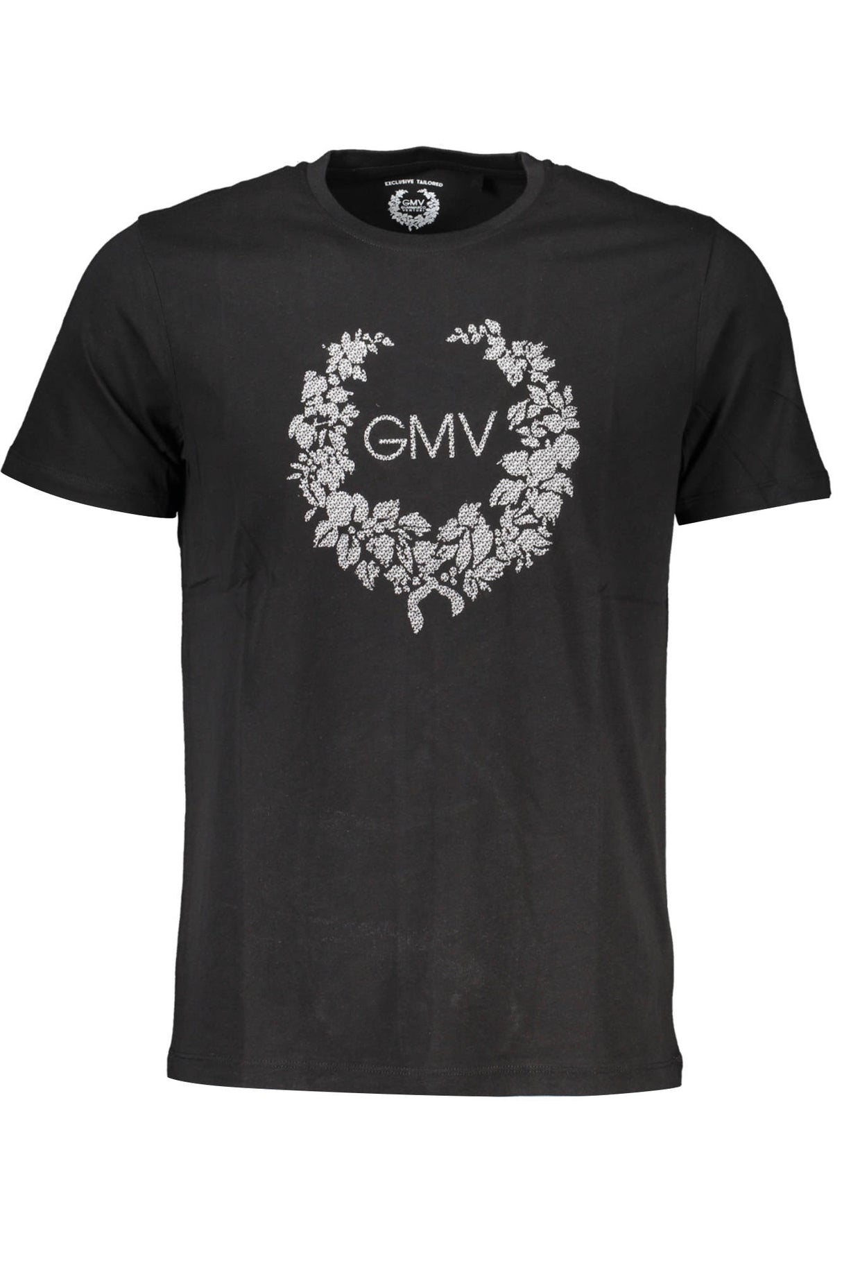 GIAN MARCO VENTURI MEN'S SHORT SLEEVE T-SHIRT BLACK