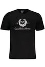GIAN MARCO VENTURI MEN'S SHORT SLEEVED T-SHIRT BLACK