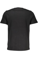 GIAN MARCO VENTURI MEN'S SHORT SLEEVE T-SHIRT BLACK