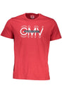 GIAN MARCO VENTURI MEN'S SHORT SLEEVE T-SHIRT RED
