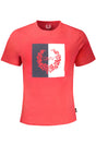 GIAN MARCO VENTURI MEN'S RED SHORT SLEEVE T-SHIRT