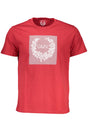 GIAN MARCO VENTURI MEN'S SHORT SLEEVE T-SHIRT RED