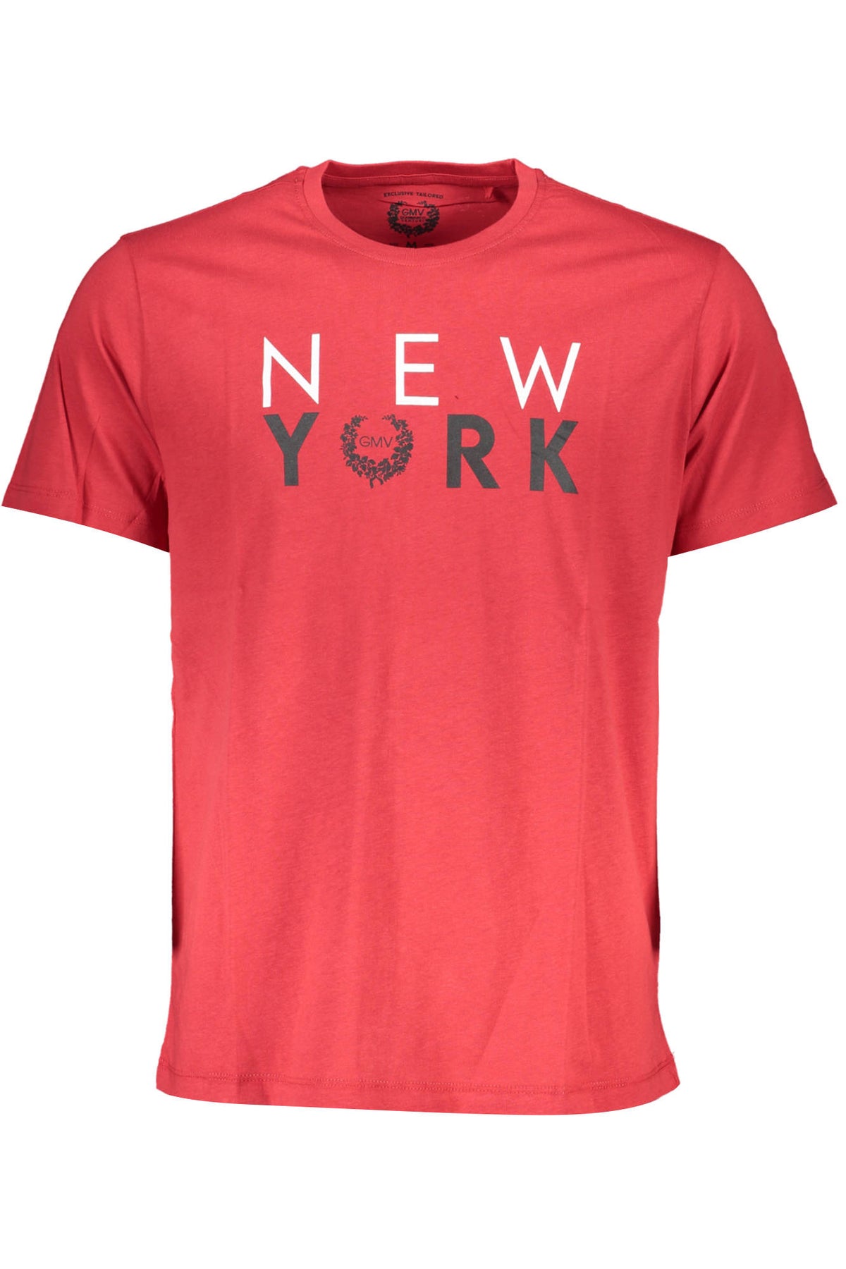 GIAN MARCO VENTURI MEN'S SHORT SLEEVE T-SHIRT RED