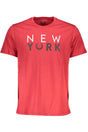 GIAN MARCO VENTURI MEN'S SHORT SLEEVE T-SHIRT RED