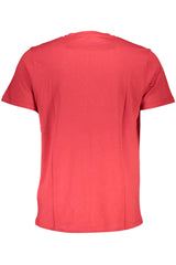 GIAN MARCO VENTURI MEN'S SHORT SLEEVE T-SHIRT RED