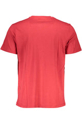 GIAN MARCO VENTURI MEN'S SHORT SLEEVE T-SHIRT RED