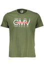 GIAN MARCO VENTURI MEN'S SHORT SLEEVED T-SHIRT GREEN