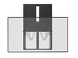 Brateck IFP Wall Mount Manual Vertical Motion 80x60 90kg HAW400E-90