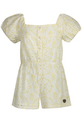 GUESS JEANS SHORT DRESS GIRL YELLOW