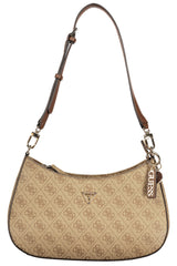 GUESS JEANS WOMEN'S BEIGE BAG