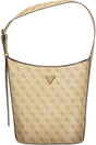 GUESS JEANS WOMEN'S BEIGE BAG
