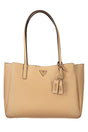 GUESS JEANS WOMEN'S BEIGE BAG