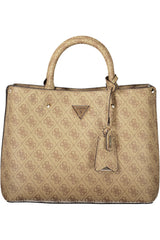 GUESS JEANS WOMEN'S BEIGE BAG