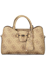 GUESS JEANS WOMEN'S BEIGE BAG