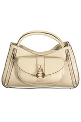 GUESS JEANS WOMEN'S BEIGE BAG