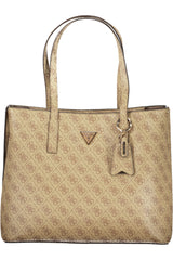 GUESS JEANS WOMEN'S BEIGE BAG