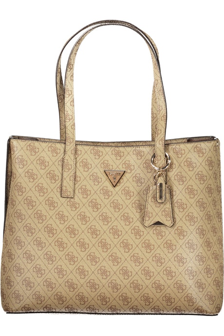 GUESS JEANS WOMEN'S BEIGE BAG