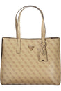 GUESS JEANS WOMEN'S BEIGE BAG
