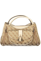 GUESS JEANS WOMEN'S BEIGE BAG
