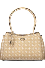 GUESS JEANS WOMEN'S BEIGE BAG