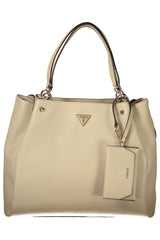 GUESS JEANS WOMEN'S BEIGE BAG