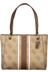 GUESS JEANS WOMEN'S BEIGE BAG
