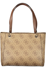 GUESS JEANS WOMEN'S BEIGE BAG