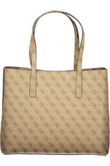 GUESS JEANS WOMEN'S BEIGE BAG