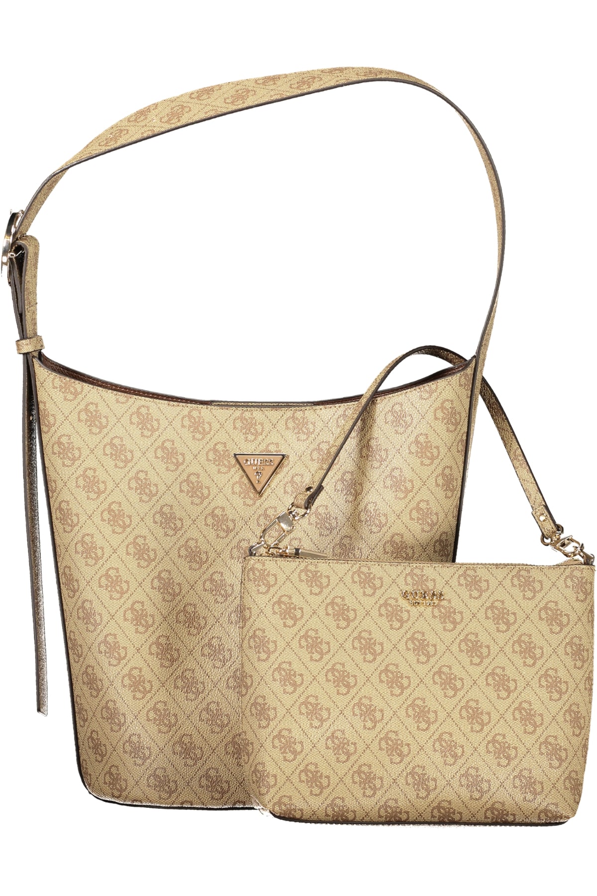 GUESS JEANS WOMEN'S BEIGE BAG