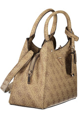 GUESS JEANS WOMEN'S BEIGE BAG