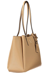 GUESS JEANS WOMEN'S BEIGE BAG