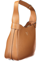 GUESS JEANS WOMEN'S BAG BROWN