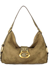 GUESS JEANS WOMEN'S GREEN BAG