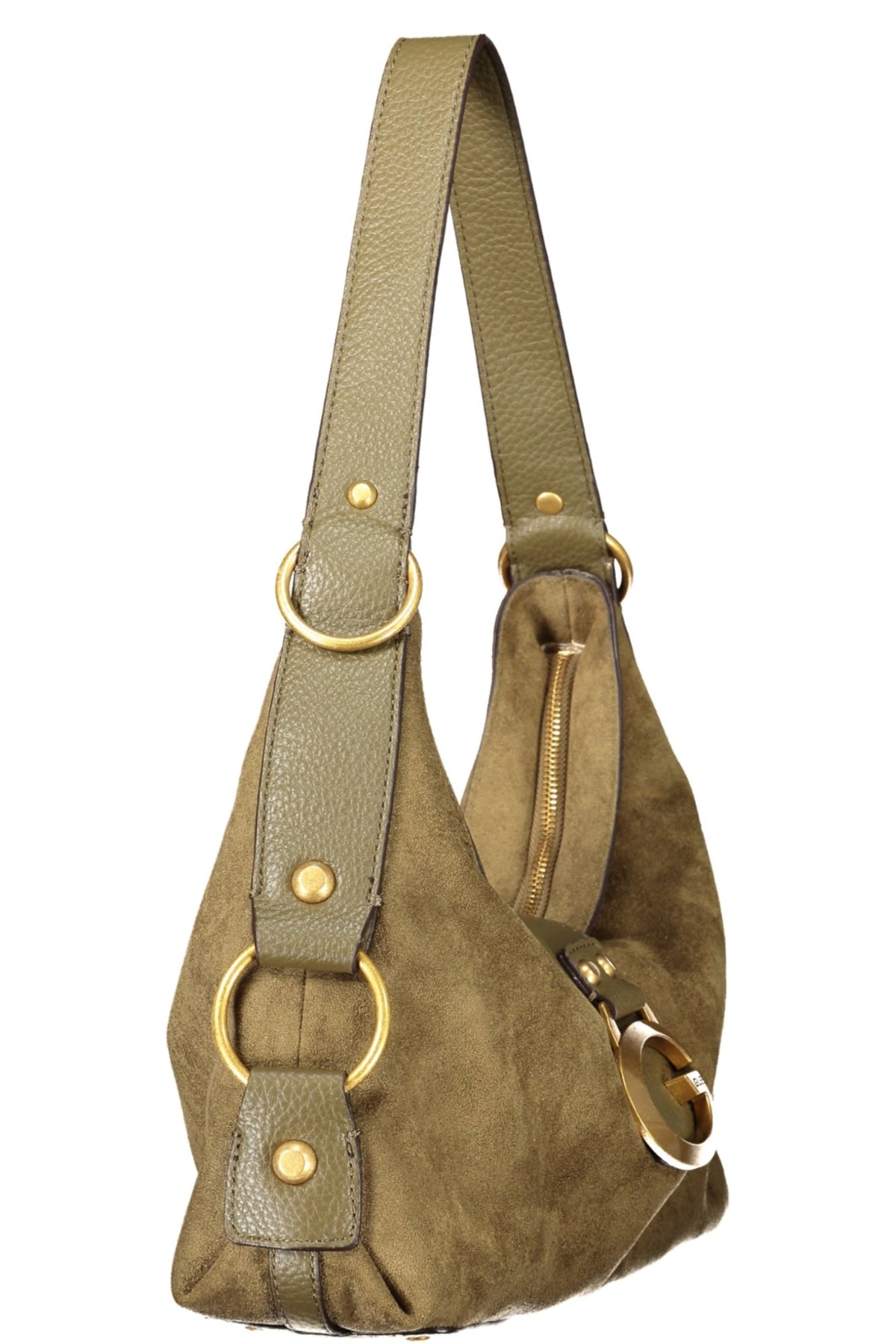 GUESS JEANS WOMEN'S GREEN BAG