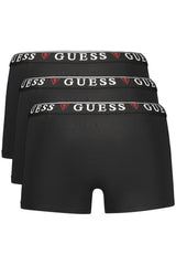 GUESS JEANS MEN'S BLACK BOXER