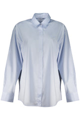 GUESS JEANS WOMEN'S LONG-SLEEVED SHIRT, BLUE