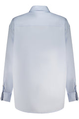 GUESS JEANS WOMEN'S LONG-SLEEVED SHIRT, BLUE