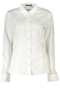 GUESS JEANS WOMEN'S LONG SLEEVE SHIRT WHITE