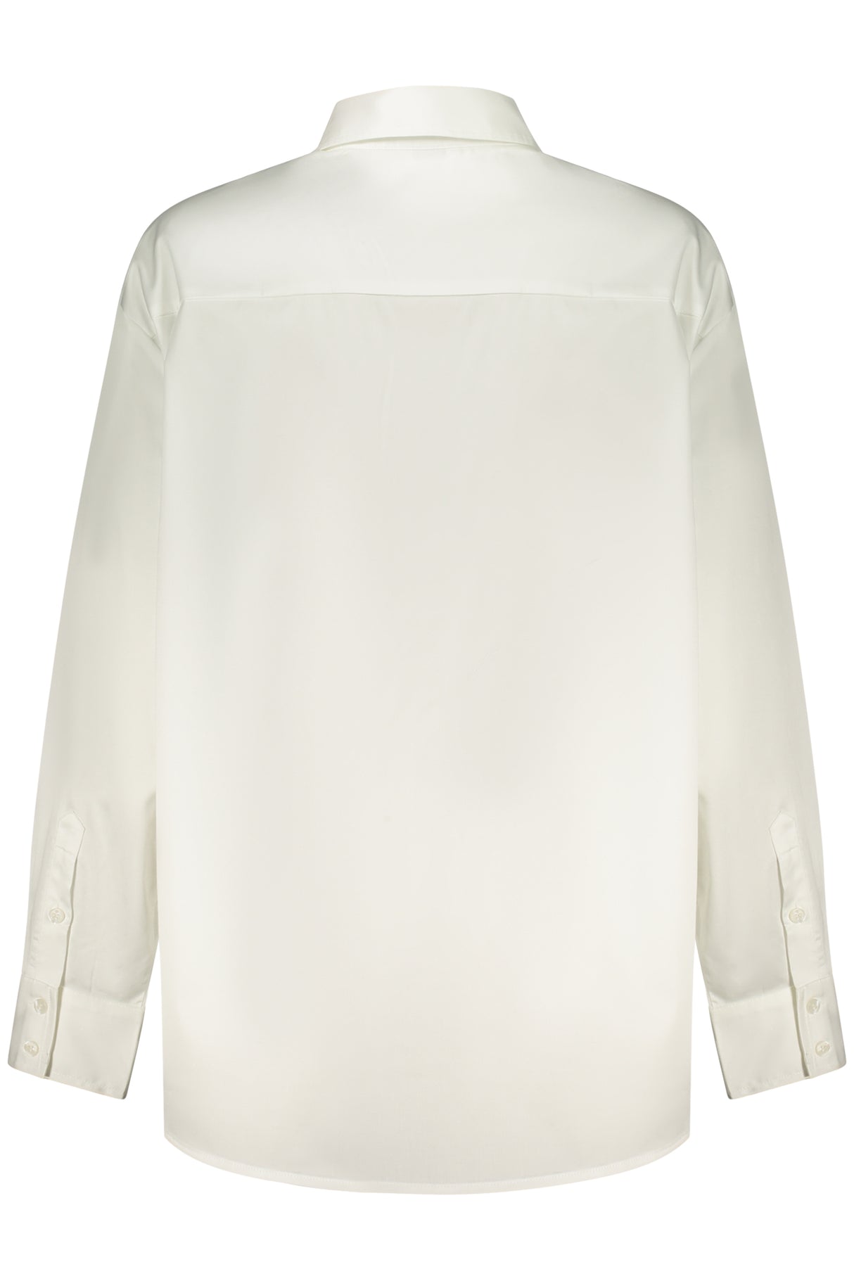 GUESS JEANS WOMEN'S LONG-SLEEVED SHIRT WHITE