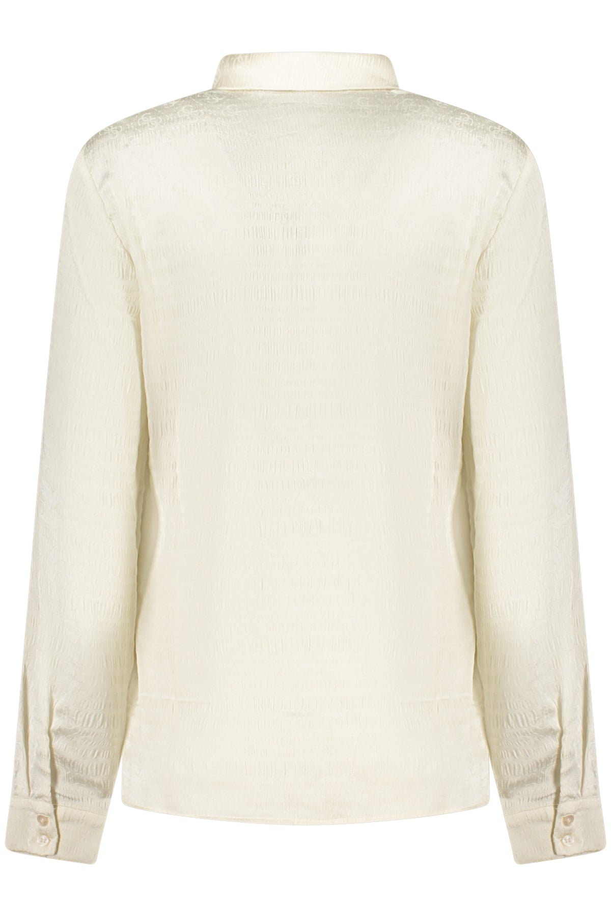 GUESS JEANS WOMEN'S LONG-SLEEVED SHIRT WHITE