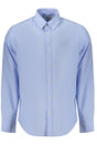 GUESS JEANS MEN'S LONG-SLEEVED SHIRT, BLUE
