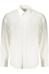 GUESS JEANS MEN'S LONG-SLEEVED SHIRT WHITE