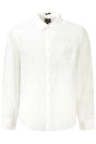 GUESS JEANS MEN'S LONG-SLEEVED SHIRT WHITE